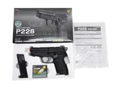 [クラウン] SIG P228 スライドストップ エアコッキングガン (中古ランクAトイガン)