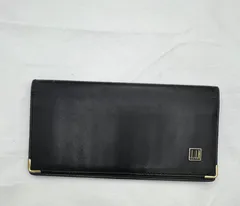 ▽Dunhill　ダンヒル　二つ折り長財布　ブラック　10747