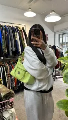 MCM エム シー エム ヴィンテージ ライム ショルダーバッグ