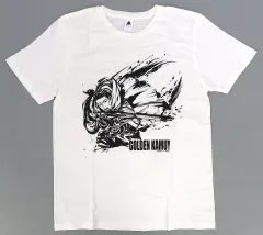 中古】Tシャツ 尾形百之助 墨絵Tシャツ ホワイト XLサイズ