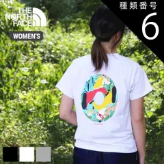種類6：W(ホワイト)/M ザ・ノース・フェイス レディース tシャツ THE NORTH FACE [ NTW32584 ] ショートスリーブ ES サーキュレーションティー ノースフェイス 半袖 Tシャツ リサイクル ブラック ホワイト ミックスグレー S