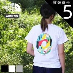 種類5：W(ホワイト)/L ザ・ノース・フェイス レディース tシャツ THE NORTH FACE [ NTW32584 ] ショートスリーブ ES サーキュレーションティー ノースフェイス 半袖 Tシャツ リサイクル ブラック ホワイト ミックスグレー S