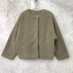 coca コカ ウォッシャブル ボア ブルゾン GRAY  グレー Mサイズ ◇〇のサムネイル
