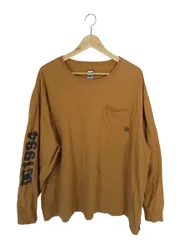 ディーシーシューズ DC SHOES プルオーバー Tシャツ 長袖 ロンT ワンポイント ロゴ プリント 刺繍 ブラウン サイズ4L QQQ