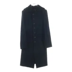 ANN DEMEULEMEESTER ウールコート ANN DEMEULEMEESTER black long coat | NOIR ONLINE