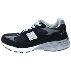 New Balance (ニューバランス) MR993BK Made in USA スエード メッシュローカットスニーカー ブラック US9.5/27.5cm