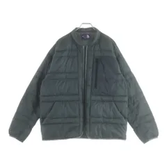 THE NORTH FACE PURPLE LABEL (ノースフェイスパープルレーベル) Field Down Jacket フィールドダウンジャケット 胸ロゴ刺繍 ノーカラー ジップアップジャケット グレー ND2057N