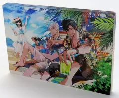 【中古】アクリルスタンド・アクリルパネル トキ＆ヒカル＆リン 晴空海浪シリーズ アクリルブロック 「時光代理人 -LINK CLICK-」