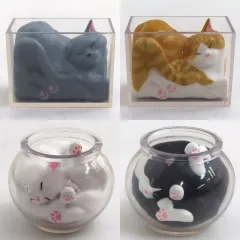 【中古】トレーディングフィギュア 全4種セット 「液体ねこ」