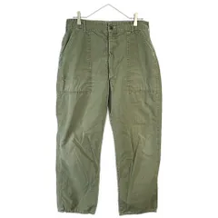 70年代 米軍実物 U.S.ARMY ベイカーパンツ ヴィンテージ ミリタリー オリーブ(メンズ M相当)中古 古着 X7166