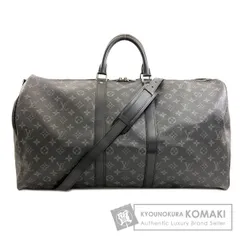 LOUIS VUITTON ルイヴィトン M40605  キーポル・バンドリエール55 ボストンバッグ モノグラムキャンバス メンズ [中古]