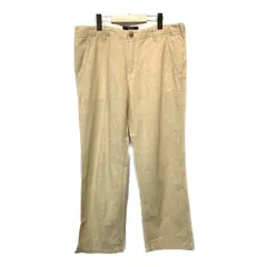 【中古】　JOHN BULL　スラックス　ボトムス　コットン　リネン　無地　ストレート　アメカジ　カジュアル　古着　/1583
