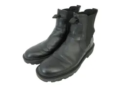 ザラ ZARA ブーツ サイドゴア ショート トラックソール 無地 ブラック サイズ26 QQQ