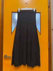 Y【Y4-68】◇ Mila Owen　1サイズ　ニットスカート　黒色