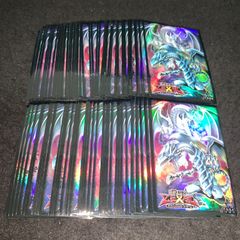 遊戯王 ニューロン スリーブ 束ねられし力 ブルーアイズホワイト