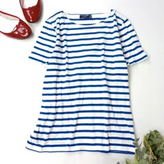 ◯ SAINT JAMES セントジェームス ボーダー ボートネック カットソー (79K＋2151)26N