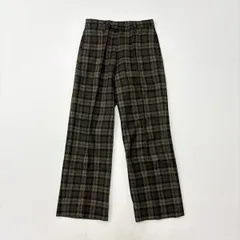 90s Vintage ABAHOUSE AH ヴィンテージ アバハウス ウール チェック パンツ サイズ 1 803-0001のサムネイル