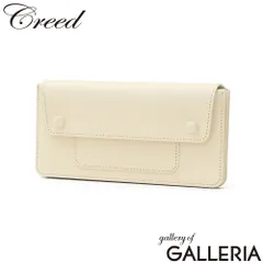 クリード 長財布 メンズ レディース 財布 薄い Creed ブランド おしゃれ 本革 革財布 ウォレット かぶせ 軽量 小銭入れあり 牛革 革 レザー 高級感 スリム 薄型 シンプル CANVAS LEATHER ロングウォレット 827C1 WHITEのサムネイル