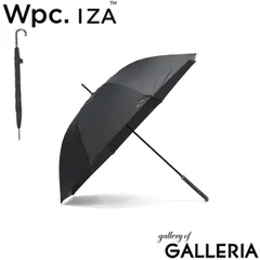 Wpc. 長傘 傘 IZA 大きめ メンズ レディース 晴雨兼用 撥水 ダブリュピーシー 日傘 雨傘 8本 親骨65cm 完全遮光 UVカット ジャンプ式 UPF50+ 涼感日傘 GENTLE STANDARD ZA03-001-101 ブラック