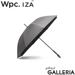 Wpc. 長傘 傘 IZA 大きめ メンズ レディース 晴雨兼用 撥水 ダブリュピーシー 日傘 雨傘 8本 親骨65cm 完全遮光 UVカット ジャンプ式 UPF50+ 涼感日傘 GENTLE STANDARD ZA03-001-101 グレー