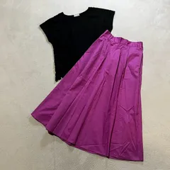 【まとめ売り】2点セット earth music&ecology （アースミュージックアンドエコロジー） セット商品 コットン混 レース 半袖Tシャツ 半袖ブラウス ロングスカート フレアスカート コーディネート 大人 エレガント レディースフリーサイズ