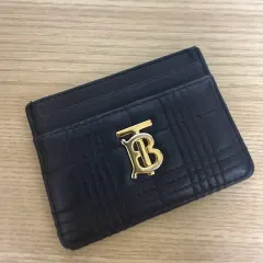 バーバリー TBロゴ ブラック カードウォレット
