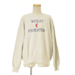 【L.L.BEAN×RUSSELLATHLETIC】90s 前Vガゼット 刺繍長袖スウェット