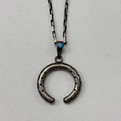 ナジャ ネックレス ターコイズ サイズ トップ 2.2cm x 2.4cm チェーン全長 44.5cm 位 803-0020