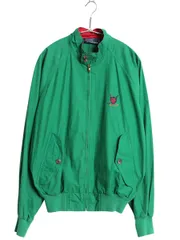 【お得なクーポン配布中!】 90s ★ ポロ ラルフローレン コットン スイングトップ ジャケット メンズ M 古着 G-9 ハリントン フルジップ ブルゾン ジャンパー グリーン