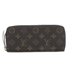 LOUIS VUITTON ルイヴィトン ポルトフォイユ クレマンス 長財布 M61298 レディース モノグラム ブラウン 中古
