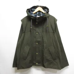 バブアー Barbour ビデイル フーデッド ジャケット 40 カーキ マウンテンパーカー ブルゾン 2201237のサムネイル