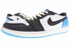 ナイキ NIKE AIR JORDAN 1 LOW OG DK POWDER BLUE UNC 28.5cm Z0790-104 エア ジョーダン ロー ダークパウダーブルー 【ブランド古着ベクトル】【中古】 ▲■260331