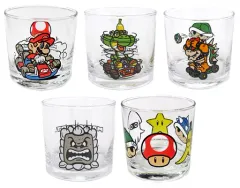 【中古】グラス(キャラクター) 全5種セット グラスコレクション(上) 「一番くじ マリオカート」 D賞