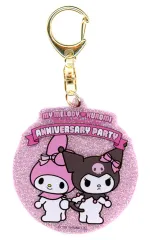 【中古】キーホルダー マイメロディ＆クロミ(振り向き/ポーズ別) 「サンリオキャラクターズ MY MELODY・KUROMI ANNIVERSARY PARTY トレーディングアクリルキーホルダー」