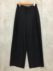 BEAUTY & YOUTH ビューティ&ユース ユナイテッドアローズ ウォッシャブル ダブルクロスタックワイド パンツ sizeS/黒 ■■ レディース
