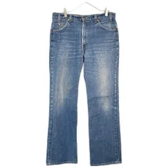 90年代 USA製 Levi's リーバイス 517 ブーツカット デニムパンツ インディゴブルー(メンズ W36 L33)中古 古着 X7197