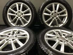 タイヤ走行短め【BS BLIZZAK VRX2 205/55R16】スタッドレス【MAK 16インチ 6.5J5HPCD112+47】22年製 VW/ゴルフ audi/A3等　(KTM652)