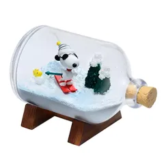 【中古】トレーディングフィギュア 4.なかよくスキー? 「SNOOPY＆WOODSTOCK Terrarium On Vacation」