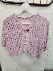 かぎ針編みカーディガン