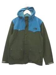 ザノースフェイス THE NORTH FACE マンテンパーカ 105 グリーン ナイロンジャケット ジップアップ ブルゾン アウター