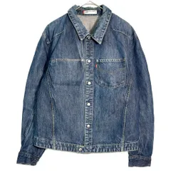 Levi's リーバイス Engineered エンジニアードデニムジャケット ユーロ ブルー(メンズ L)中古 古着 X7203