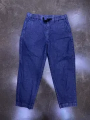 リーバイスプレミアムデニム ウエストバンドベルト ルーズジョガーデニムパンツ 32