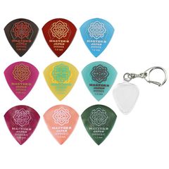 MASTER 8 JAPAN ギター ピック JAZZ III XL 0.88mm 1.0mm 1.2mm 9種各1枚計 IFS/IFHPR/IFUシリーズ 9枚セット お試しセット ジャズタイプ 滑り止めピック