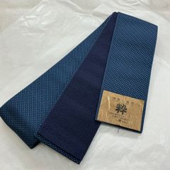 KUSKA クスカ ネクタイ ダークネイビー 無地 ソリッド 美品 - メルカリ