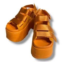 UGG アグ GOLDEN RISE 厚底サンダル スポーツサンダル シューズ 1167431 オレンジ 24cm レディース 夏 ゴーゴー古着セントラルパーク名古屋店26 No.久1547