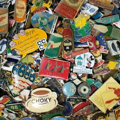 ピンバッジ 200個セット フランス雑貨 まとめ売り ピンズ ヴィンテージ ピンバッチ BD2-200-0403-1