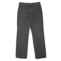 ラスラー RUSTLER 00s 2000年代 87621BK 先染めブラックデニムパンツ ラングラー傘下 Wrangler USA ヴィンテージ アメリカ 古着 メンズ ズボン パンツ 黒 W34 L30【中古】