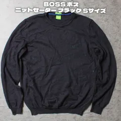 BOSS ボス ニットセーター ブラック Sサイズ相当のサムネイル