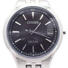 二次電池交換済】シチズン CITIZEN エクシード H111 ソーラー電波