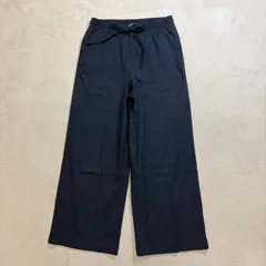 theory luxe （セオリー リュクス） リネンレーヨン混 ウエストゴム リボン ワイドパンツ リラックスパンツ レディースLサイズ